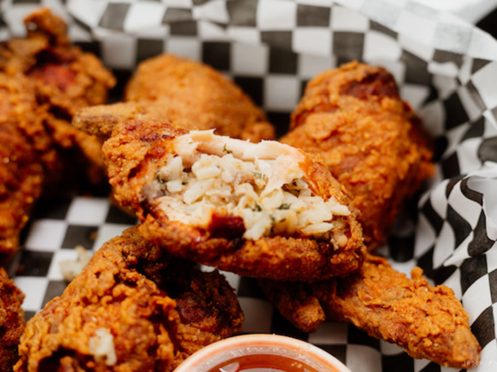 Stuff'd Wings fried chicken