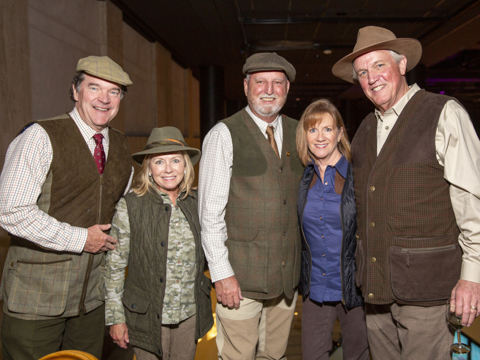 HMNS Great Outdoors Gala 2022 Mark Kelly, Patty Harris, Russell Gordy, Cathy and Harry Perrin