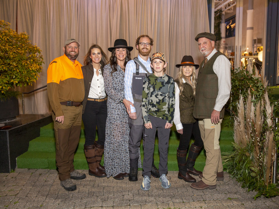 HMNS Great Outdoors Gala 2022 Shaun, Alicia, Garrett, Rio, Glenda and Russell Gordy