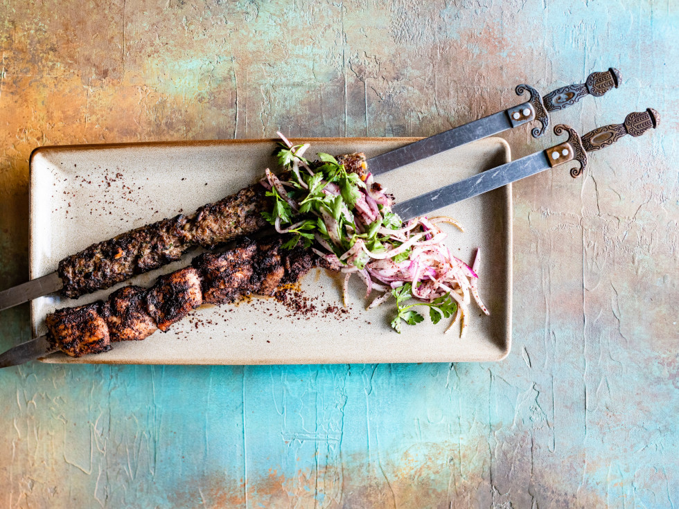 Hamsa skewers