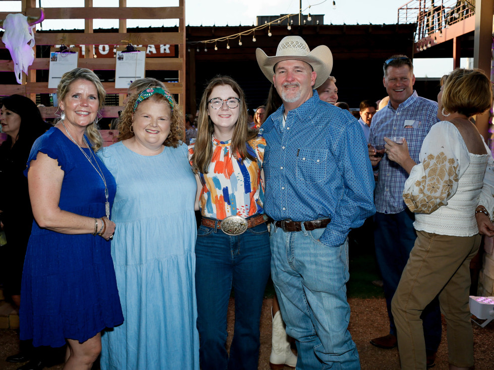 Marta Dunlap with Amy, Lilly and Kevin Thomas