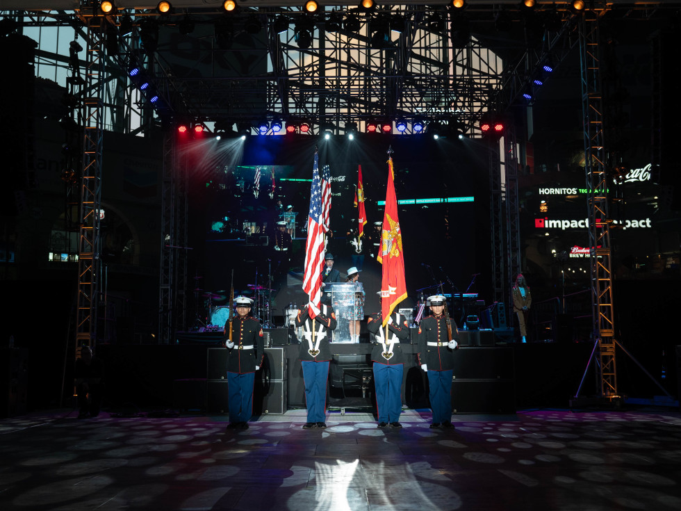 Cattle Baron's Ball 2022 US Marine Corps Color Guard