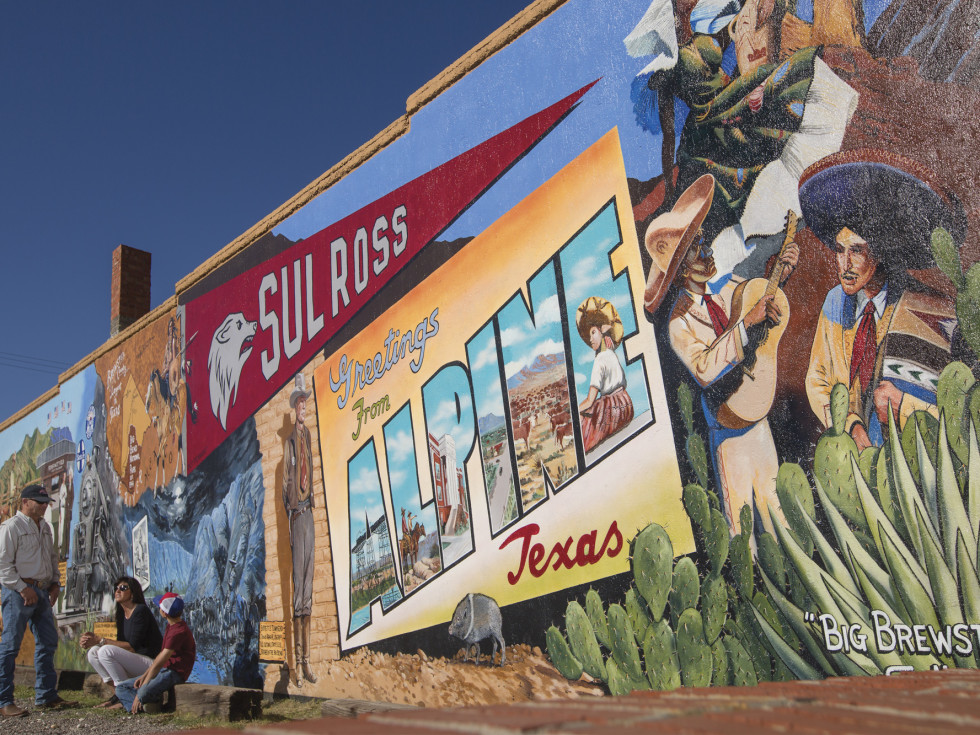 alpine mural