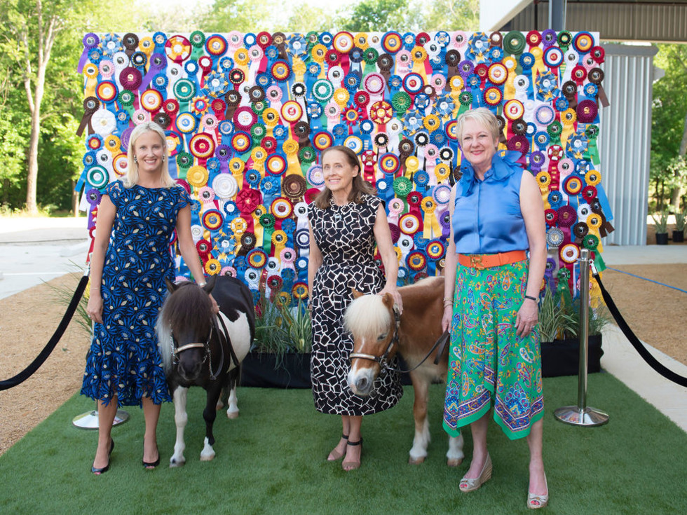 Finley Konrade, Elsa Norwood and Carol Huckin