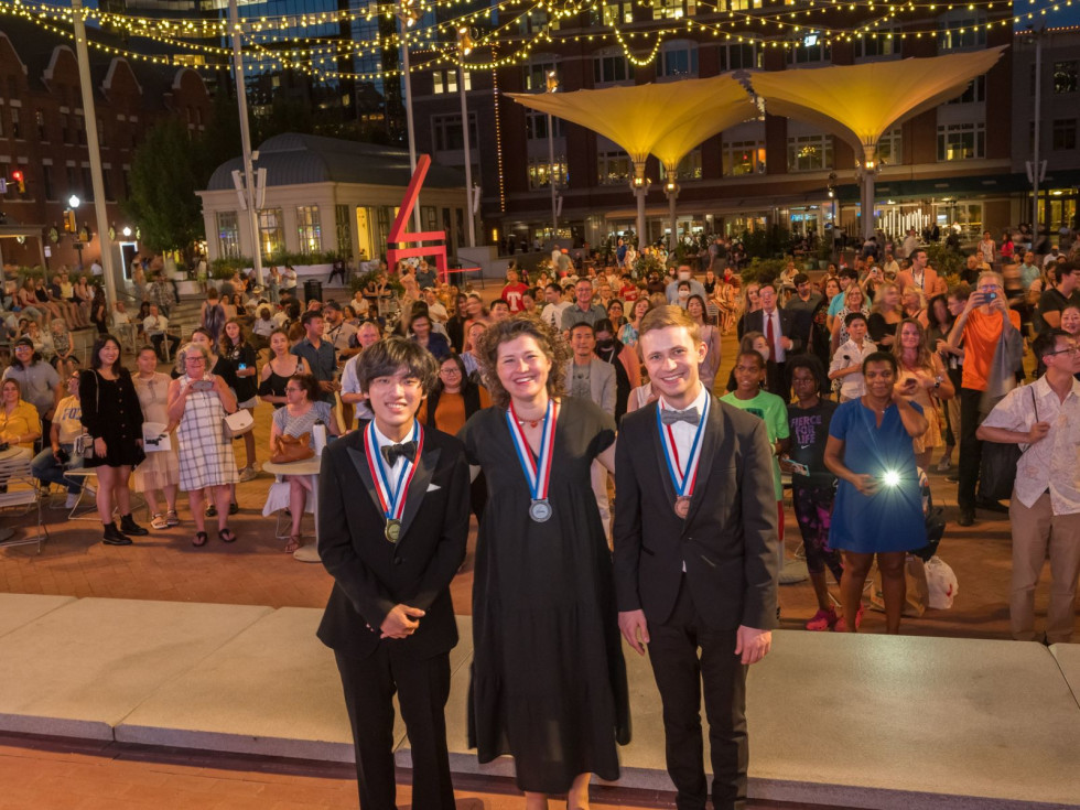Cliburn winners party