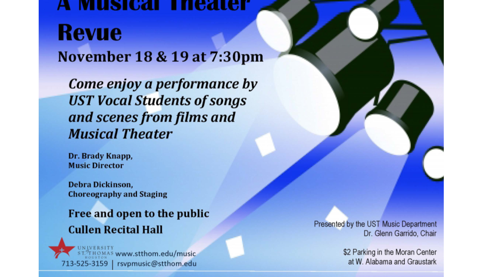 University of St. Thomas presents &quot;A Musical Theater Revue&quot; - Event -CultureMap Houston