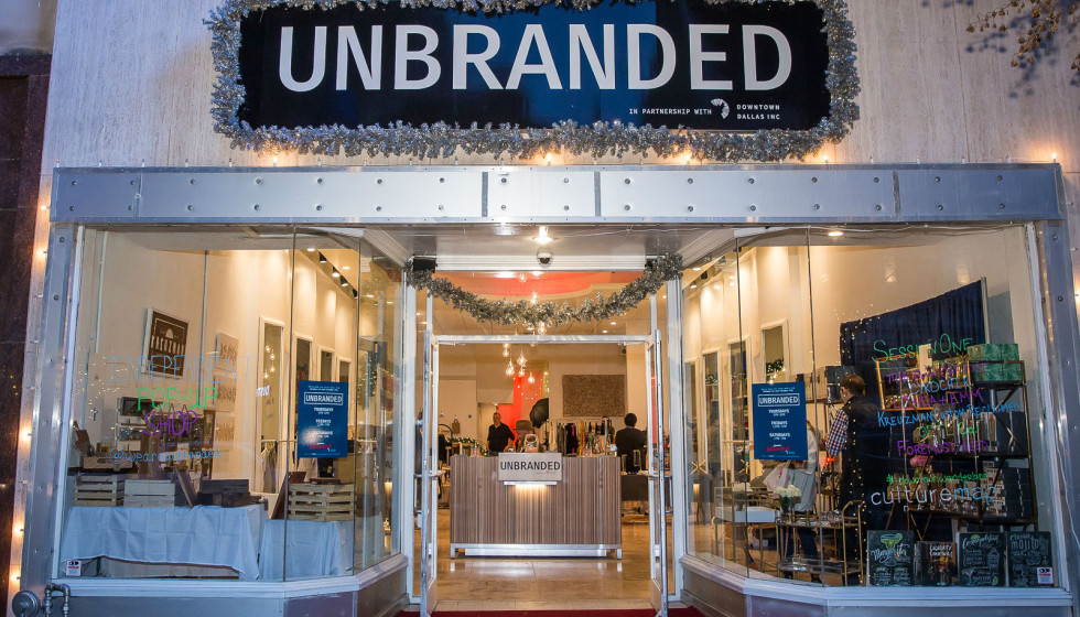 Downtown Dallas Inc. presents Unbranded: Downtown’s Holiday Pop Up Shop