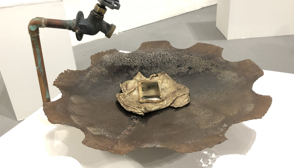Goldmark Cultural Center presents Erika McIlnay and Alex Johnson: "Reflections in Rust" opening day - Vimarsana News