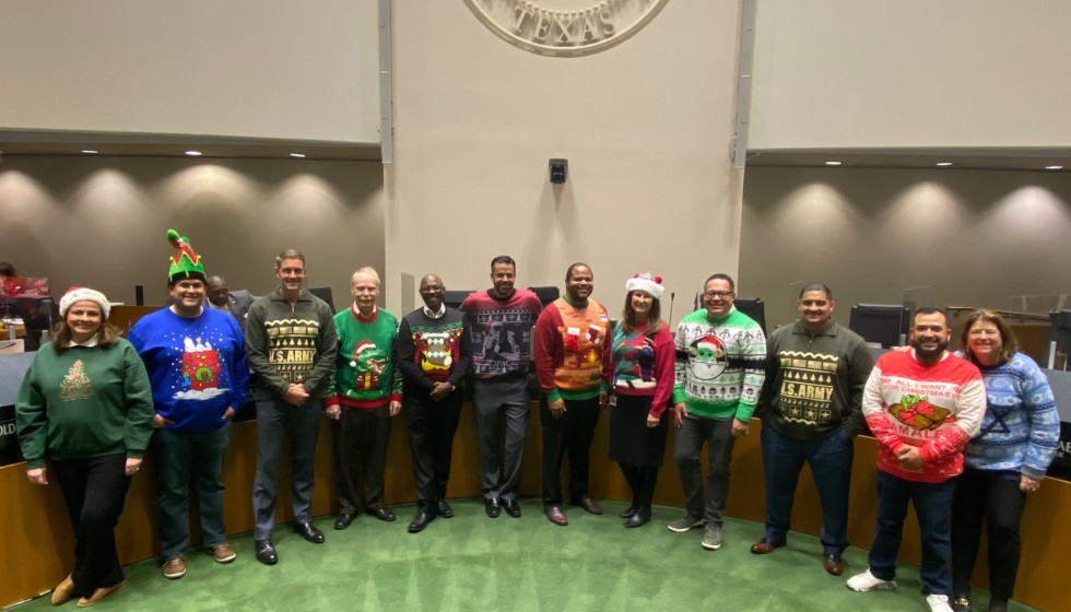 Ugly sweaters and ugly convention center chatter top this Dallas news