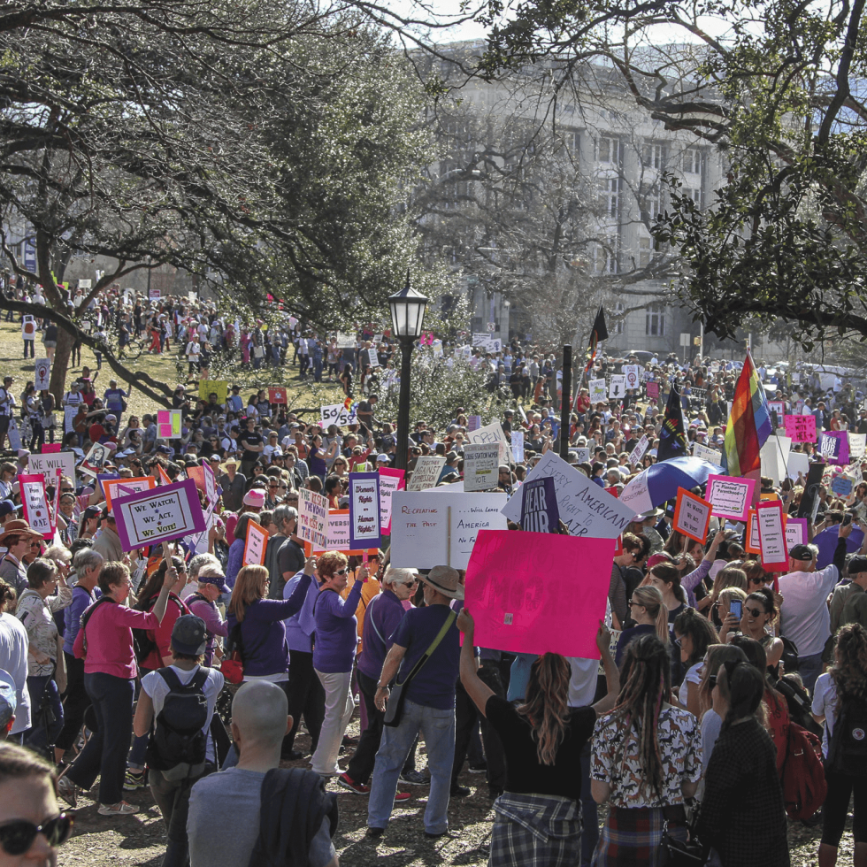Women's March on Austin draws 50,000 — largest in Texas history
