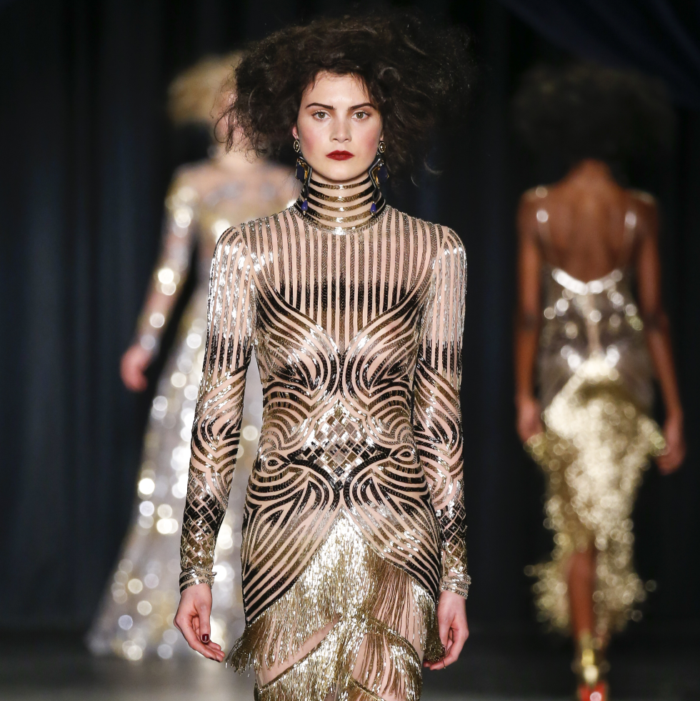 Naeem Khan fall 2016 collection Look 40