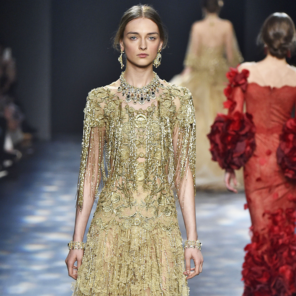 Marchesa collection features magnificent evening gowns fit for a queen ...