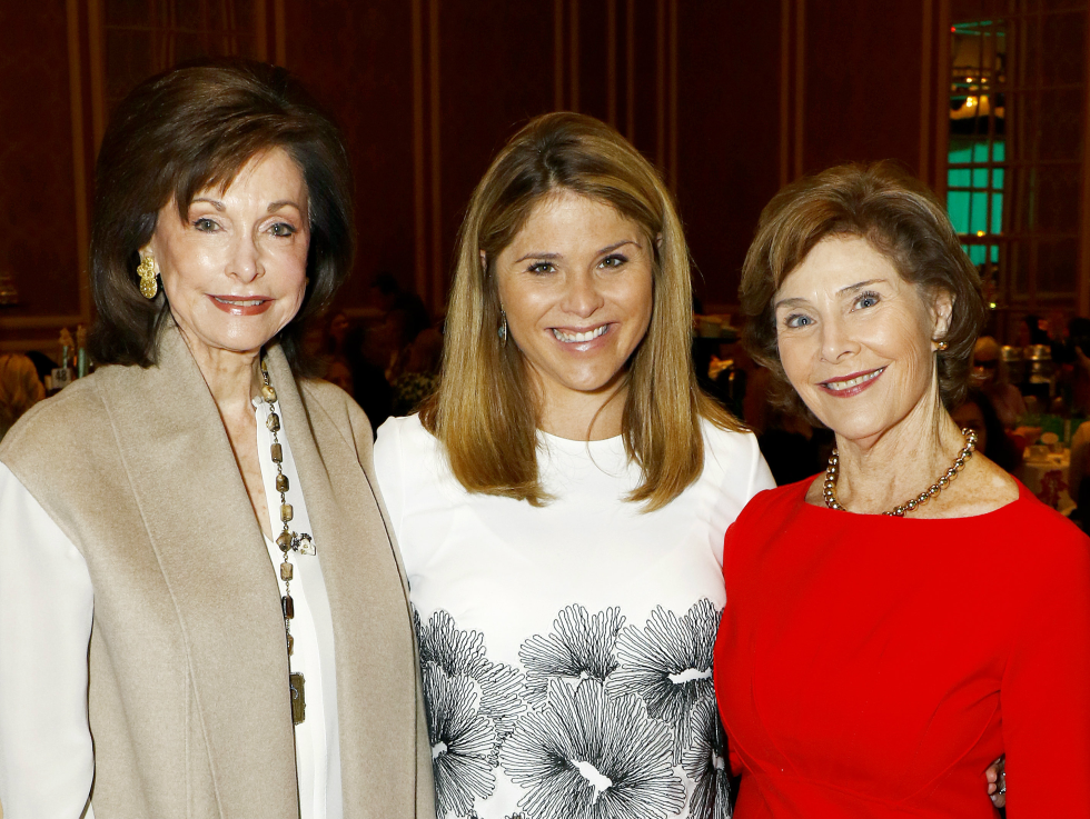 Gene Jones, Jenna Bush, Laura Bush