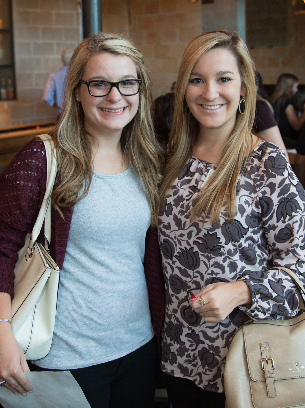 Houston, Casa de Esperanza YP Happy Hour, September 2015, Meredith and Ally Hatz