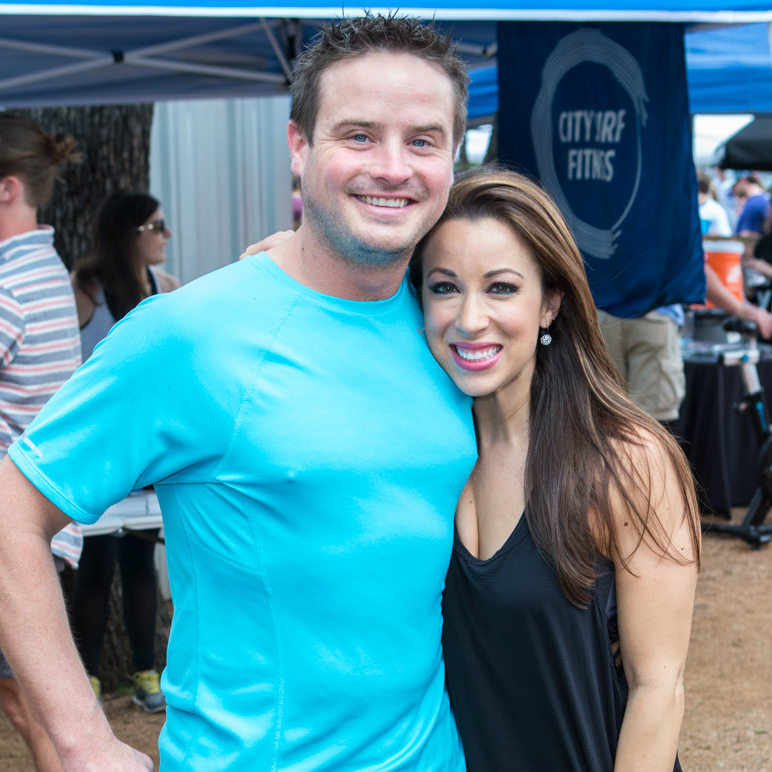 Heath Oakes, emcee Jenny Anchondo, weekend anchor of Fox4-TV’s Good Day Dallas