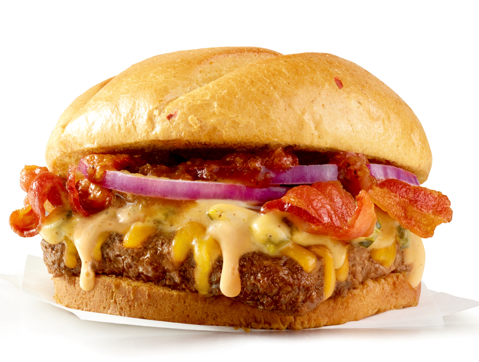 DriveThru Gourmet flips out over Wendy's spicy Bacon Queso Burger