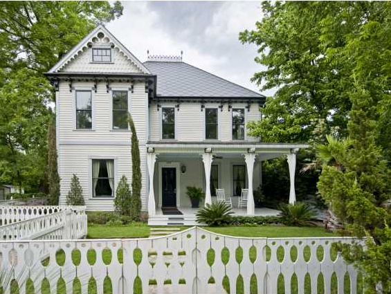Elijah Wood Victorian Bouldin Creek house front exterior