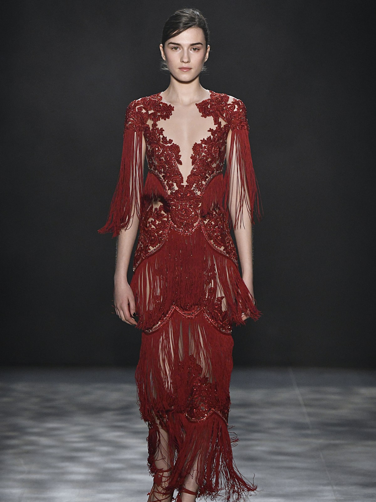 Marchesa has a blooming good time with Oscar-ready floral gowns ...