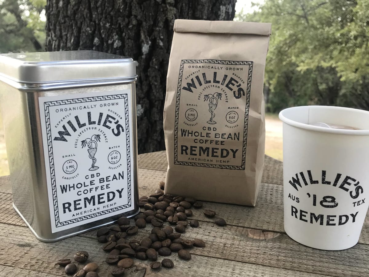 Willie's Remedy CBD coffee