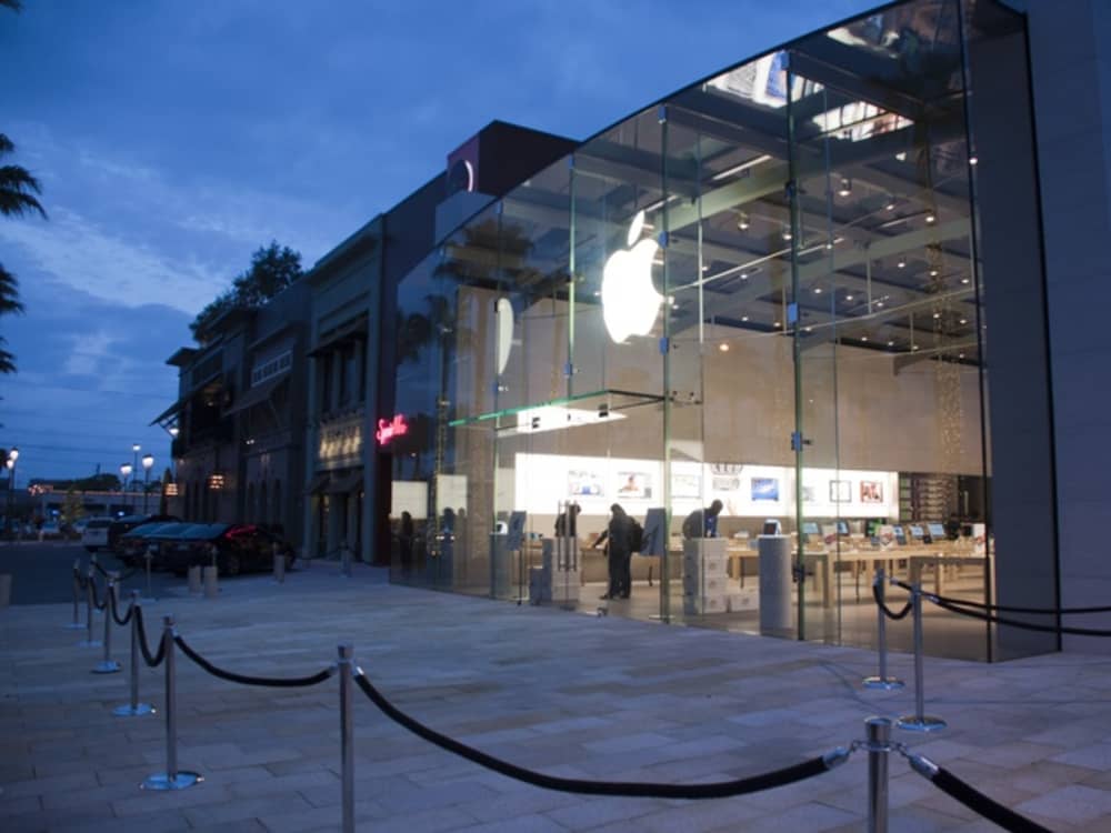 The Apple Store at Highland Village, in Houston, Texas.