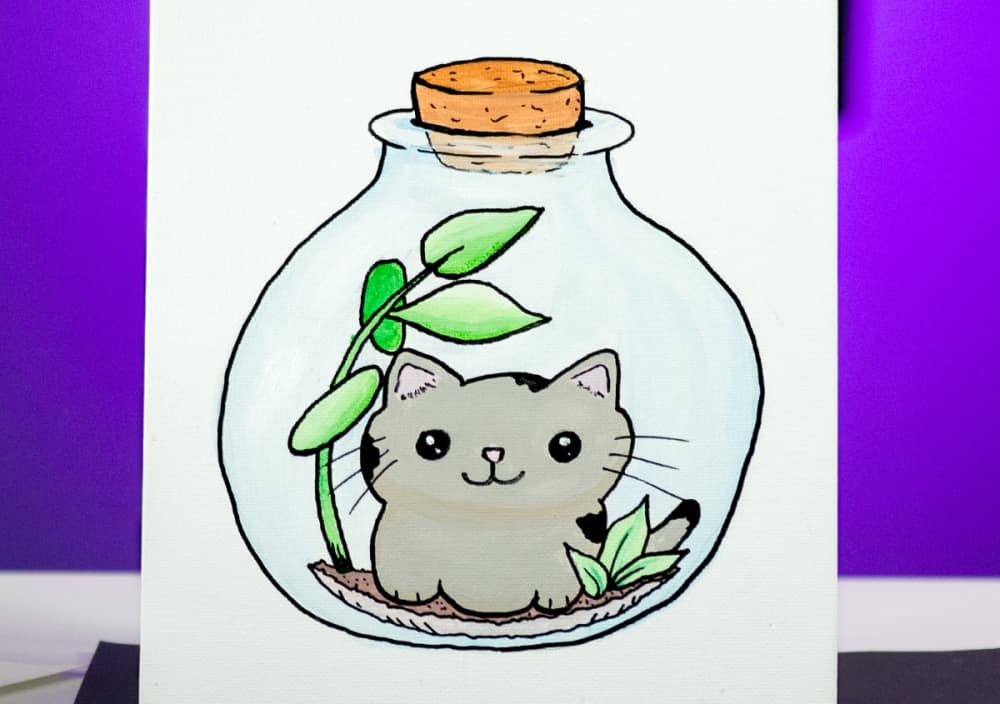 Kawaii Cat Terrarium