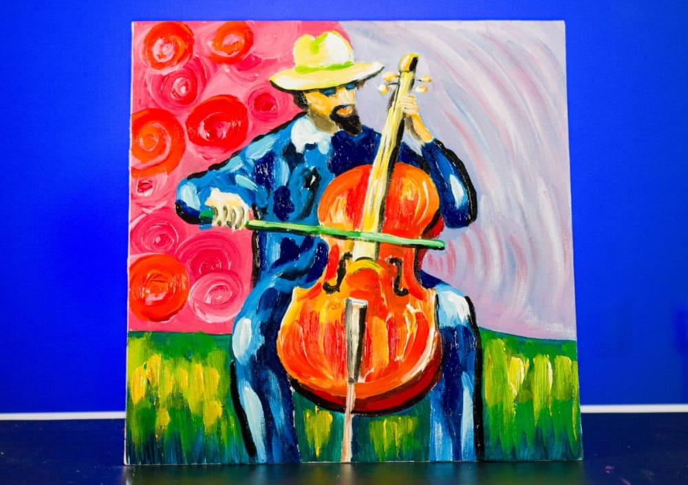 Fauvist Style Musician