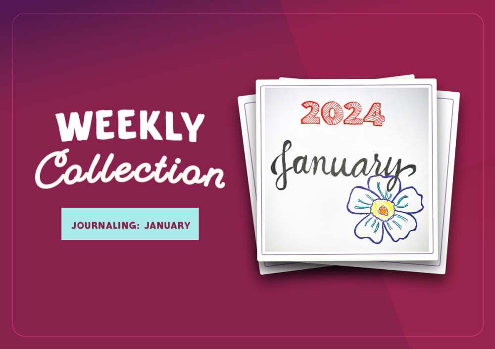 Journaling Monthly Stickers : January Collection