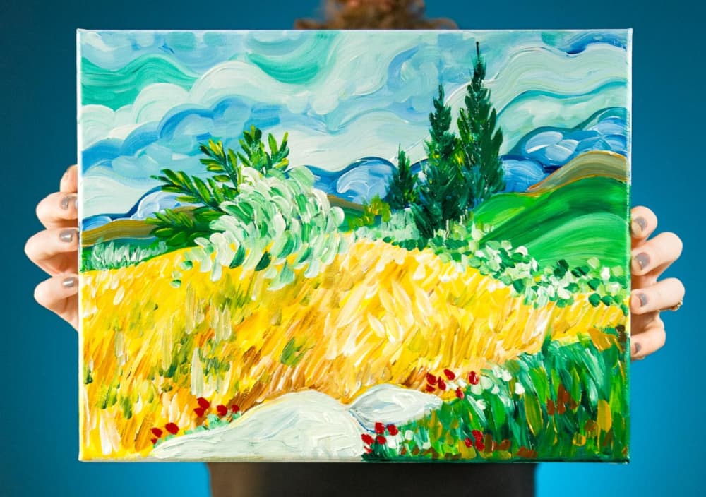Van Gogh Style Landscape