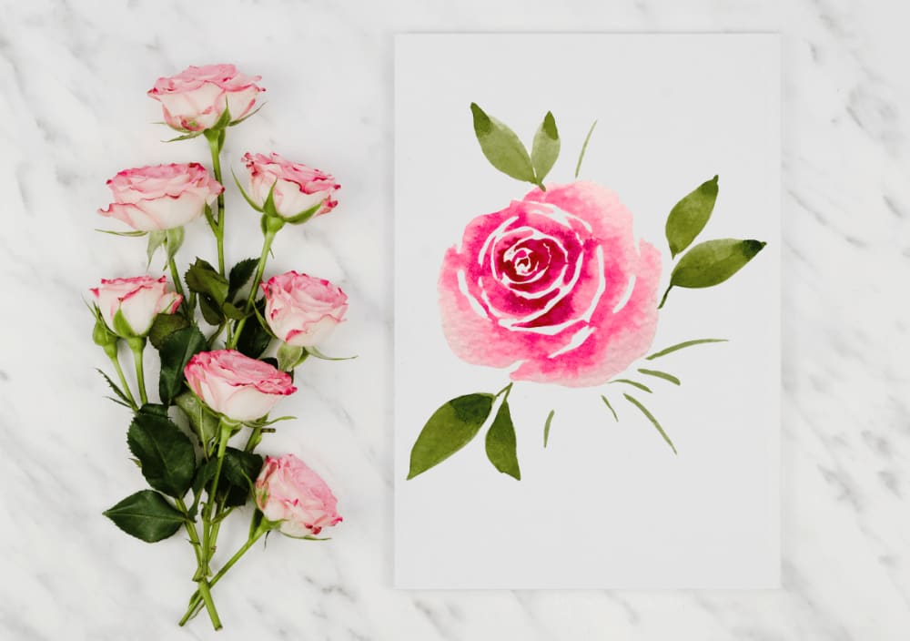 Live Replay: Watercolor Rose