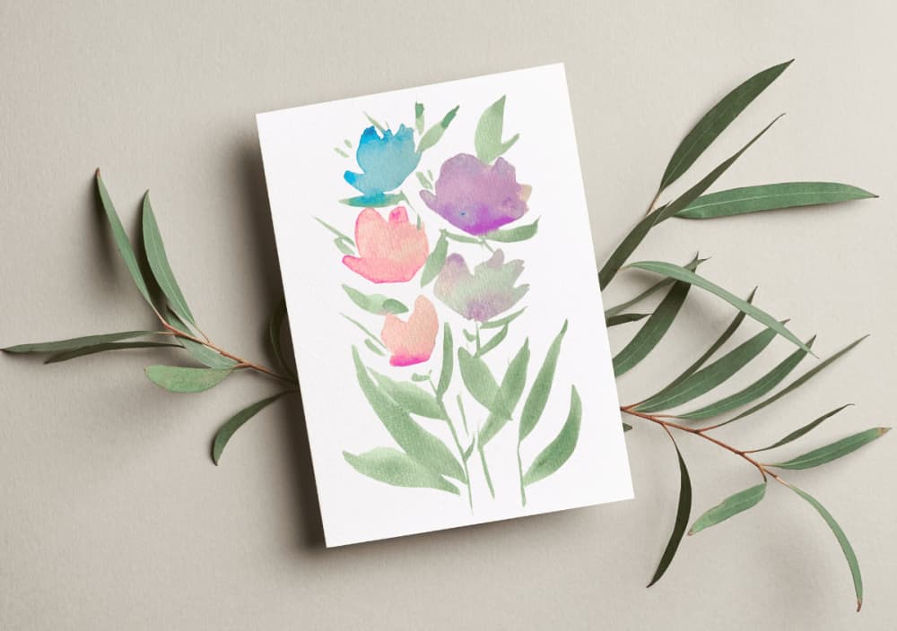 Creative Break Replay: Easy Watercolor Flowers