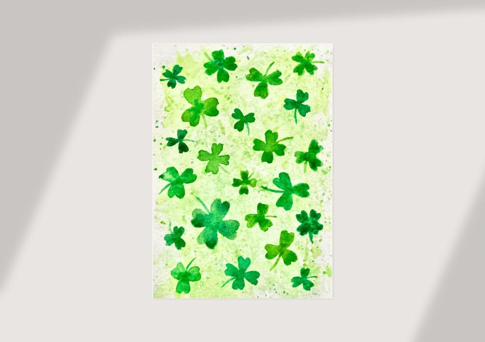 Live Replay: Watercolor Clovers