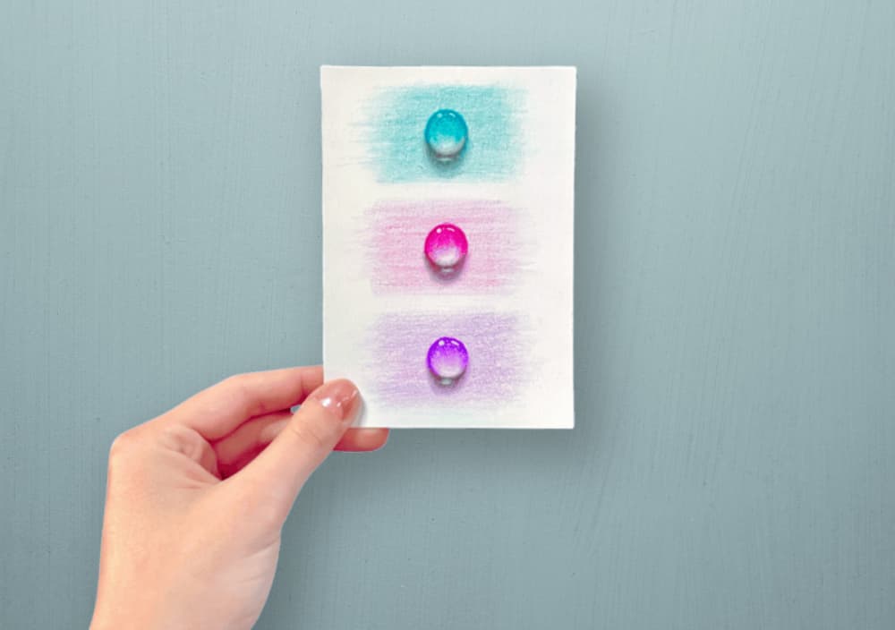 Creative Break Replay: Colored Pencil Water Drops