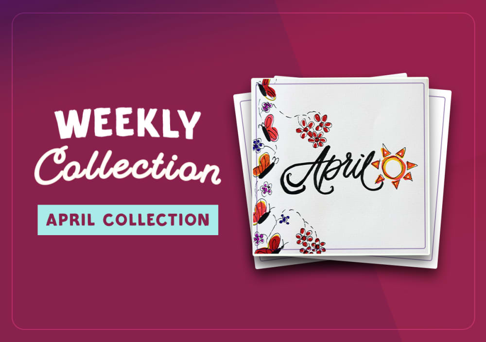 Journaling Monthly Stickers : April Collection