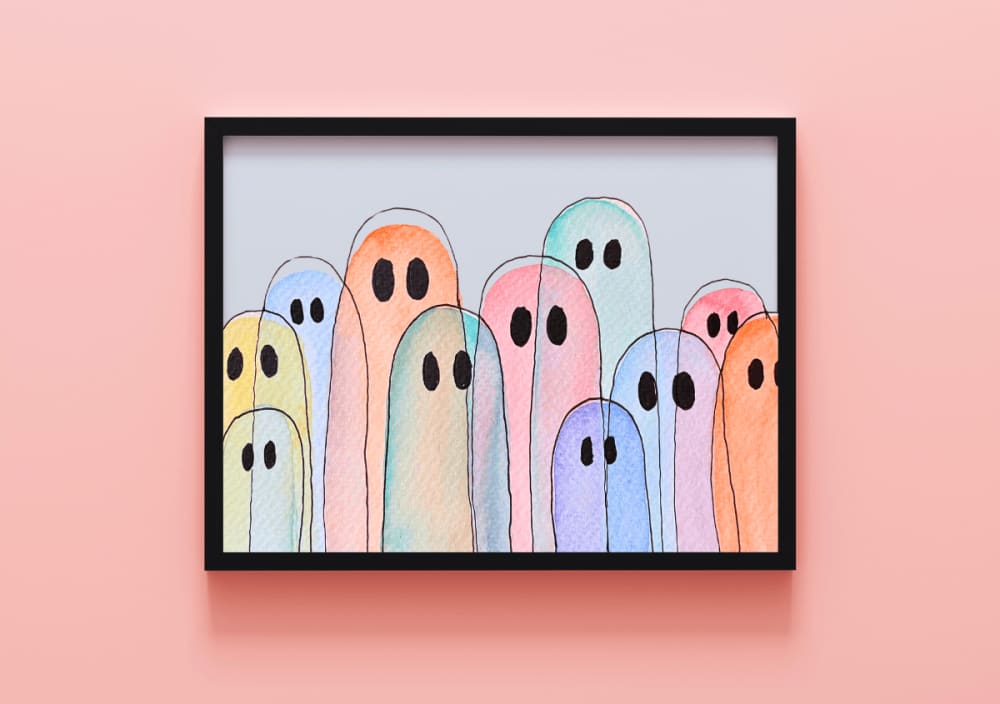 Creative Break Replay: Watercolor Wash Ghosts
