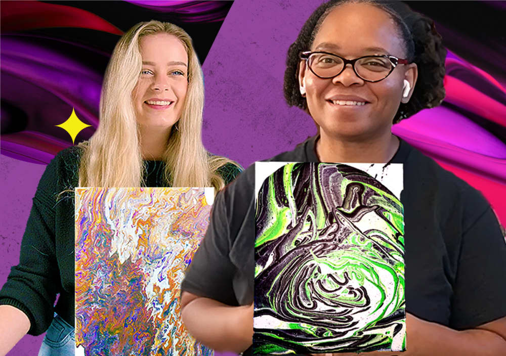 Creator Spotlight: Pour Painting With JoannaMarie