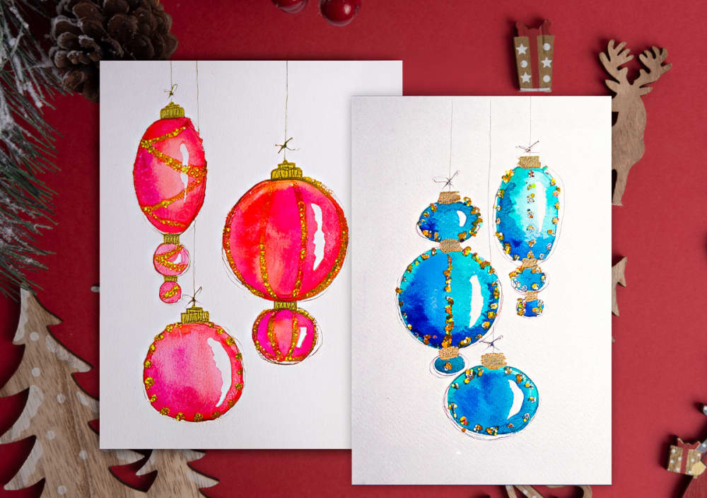 Creative Break Replay: Watercolor Ornament Hack