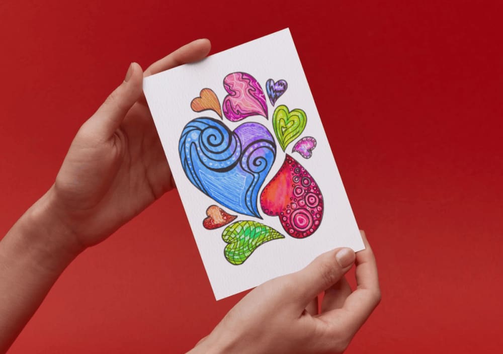 Creative Break Replay: Abstract Heart Doodles