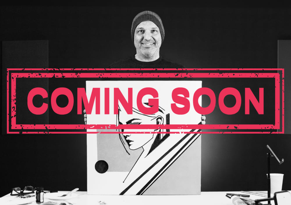 Sneak Peek: Minimal Mixed-Media Portrait Course