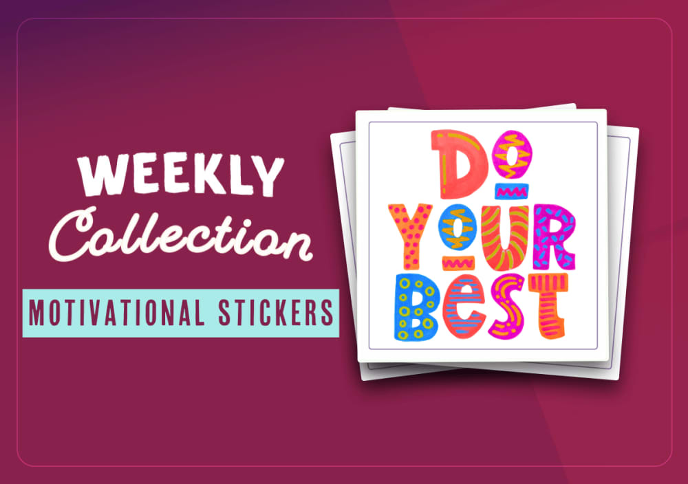 Motivational Stickers Collection