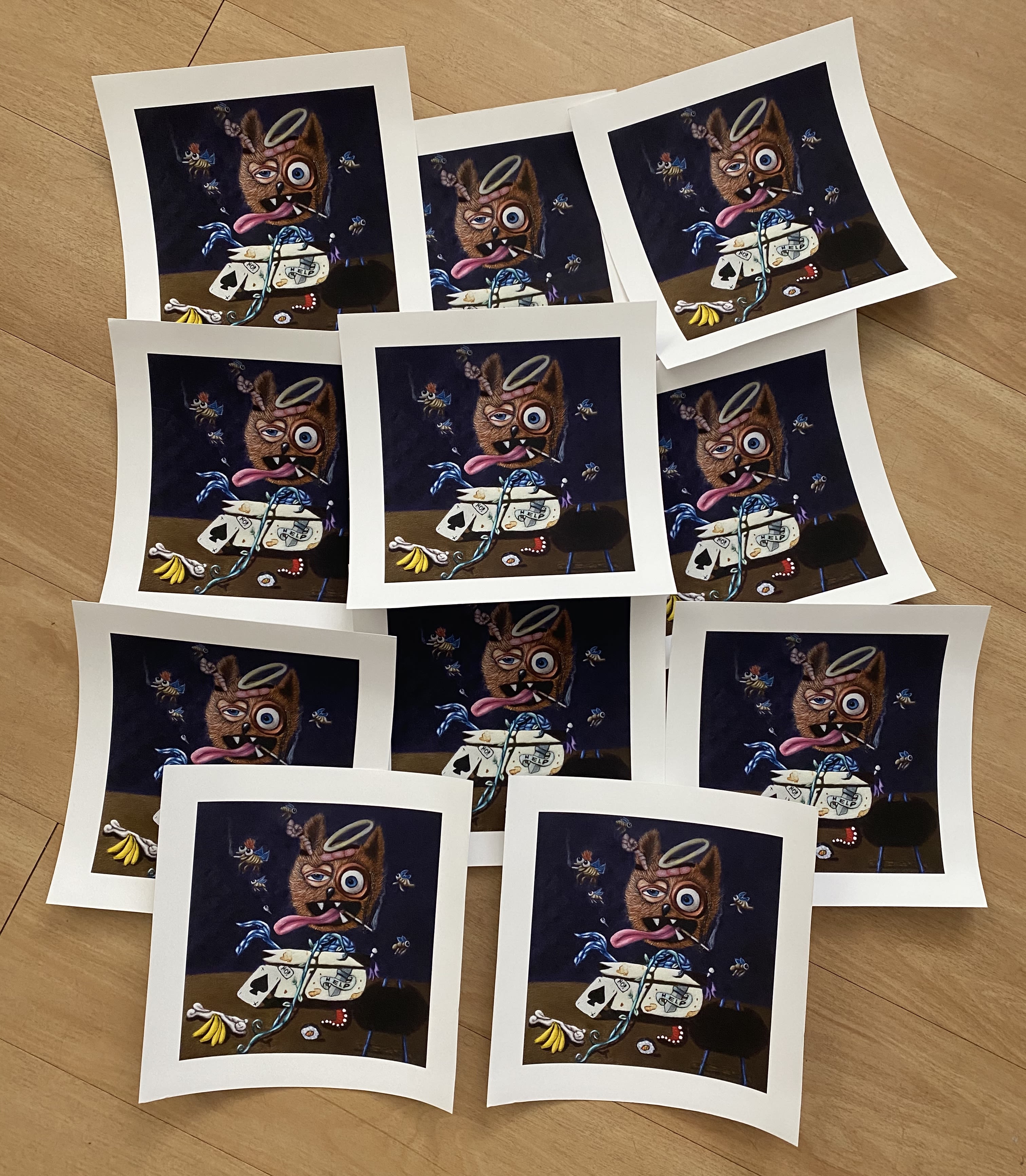 Limited Edition Prints for "Deranged Fuzzy Tubbers"