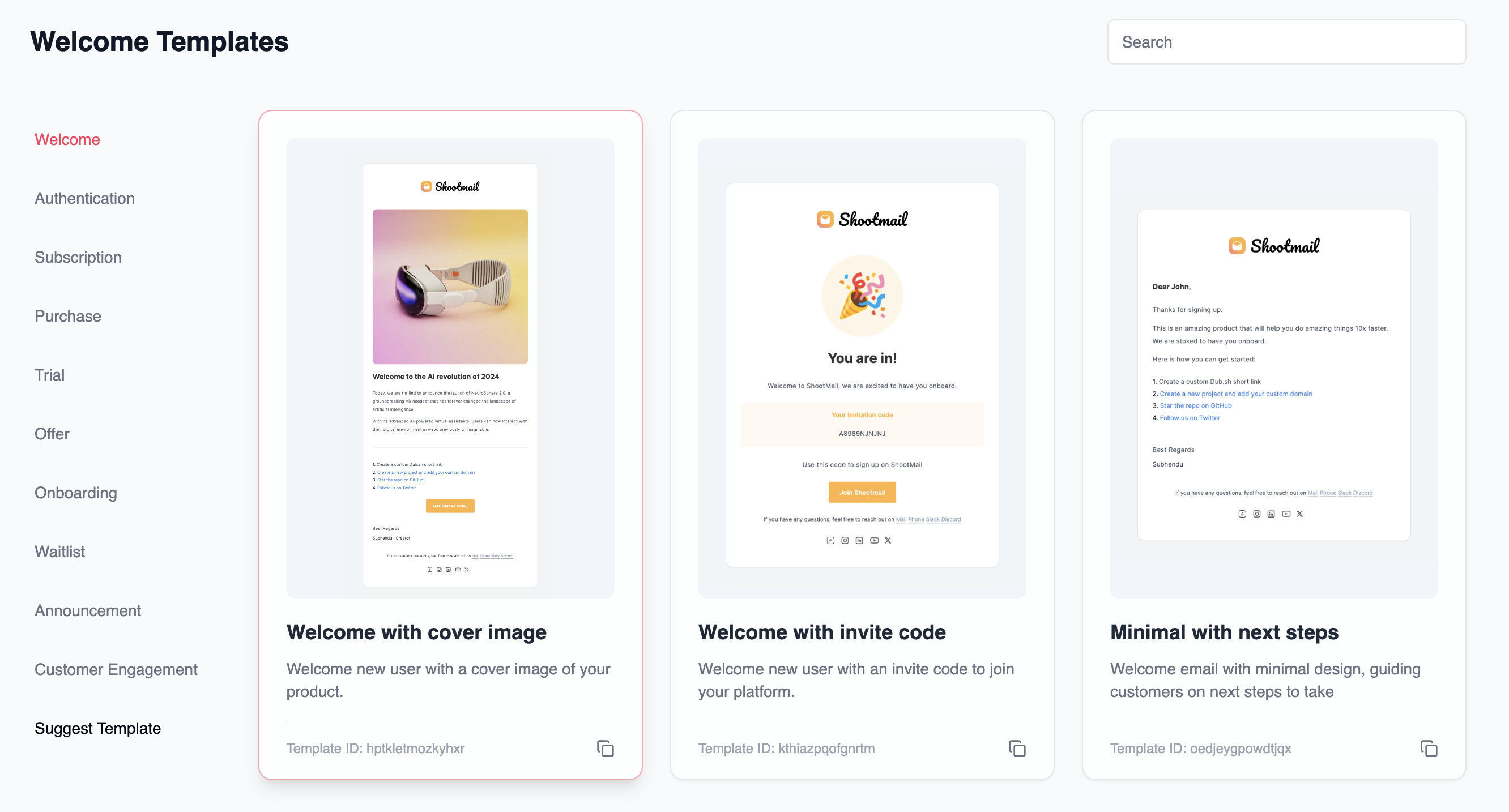 shootmail-email-templates