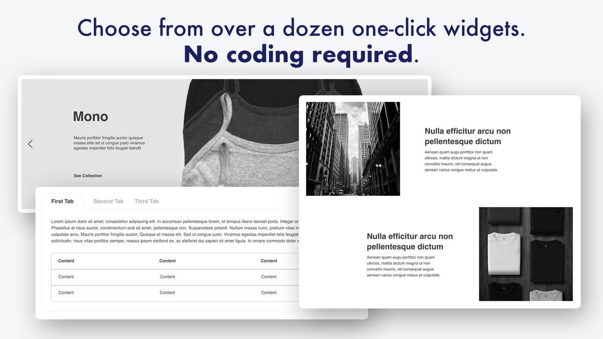 Bonify Custom Fields editor for creating metafields and storefront widgets on Shopify product pages