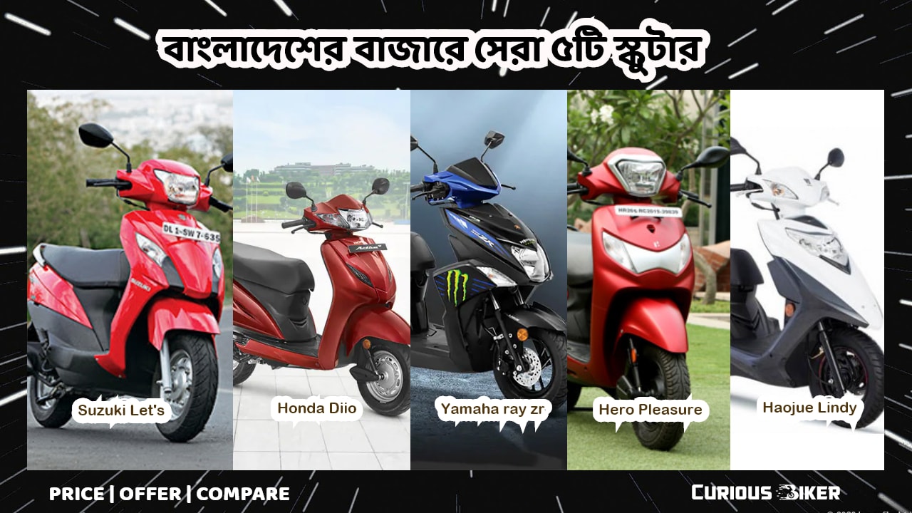 Top 5 scooter in Bangladesh