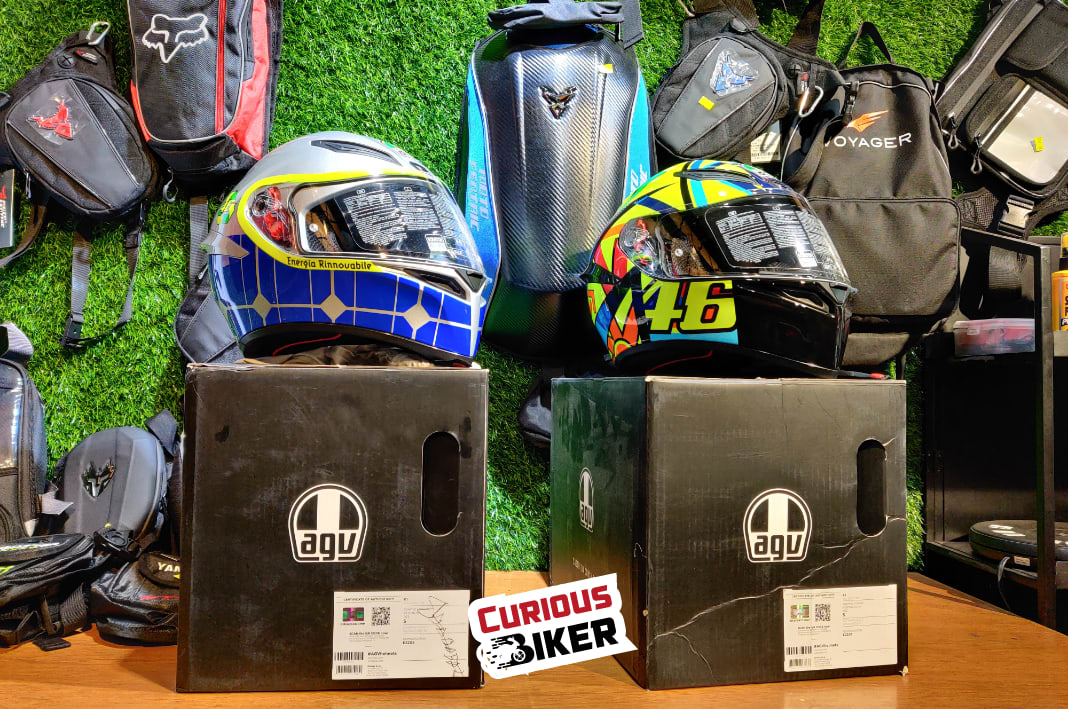 AGV K1 Soleluna 2017 &#038; AGV K-1 Rossi Mugello 2015