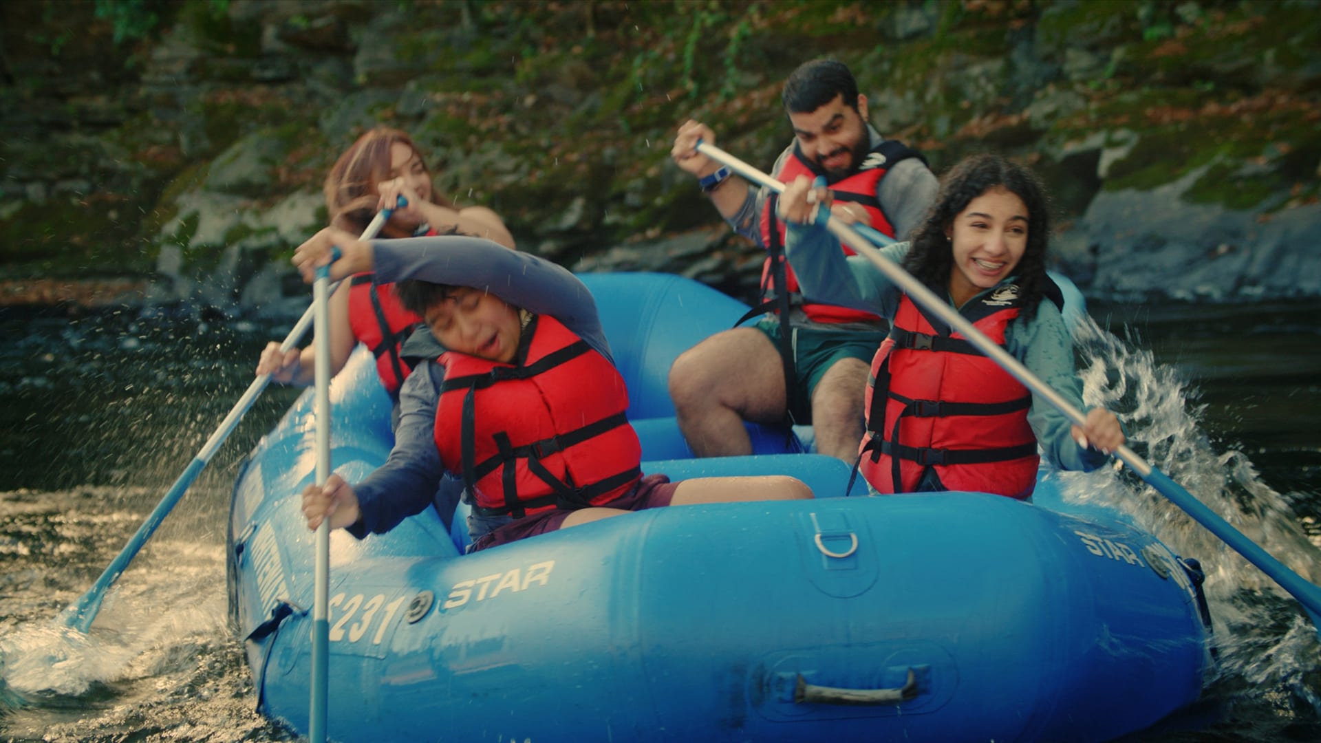 DP Liza Gipsova's work on Pocono Whitewater Rafting commercial