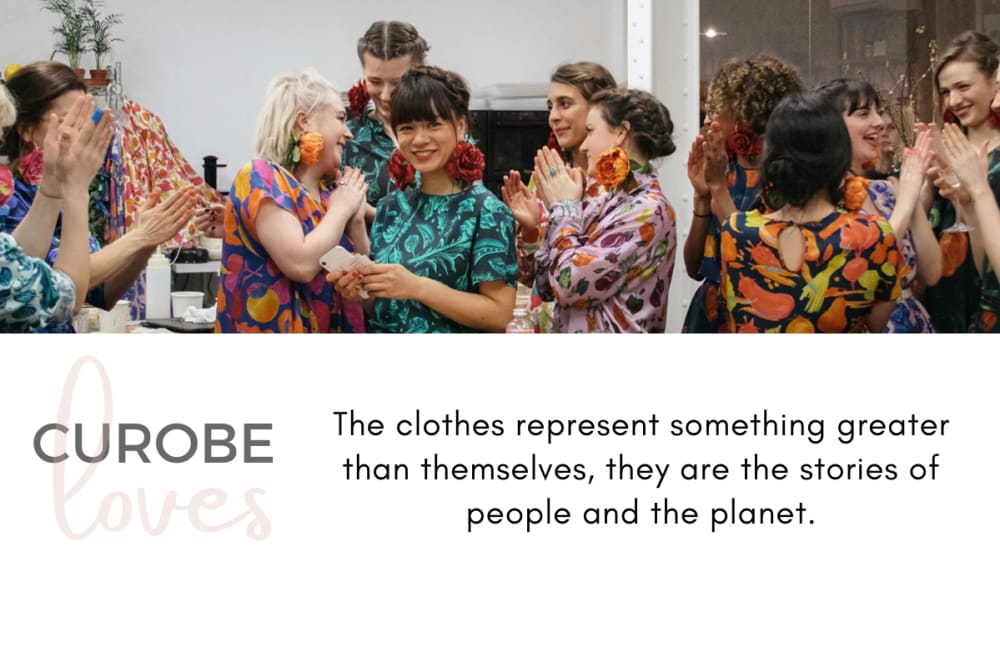 Curobe loves Gung Ho because the clothes represent something greater than themselves, they are the stories of people and the planet.