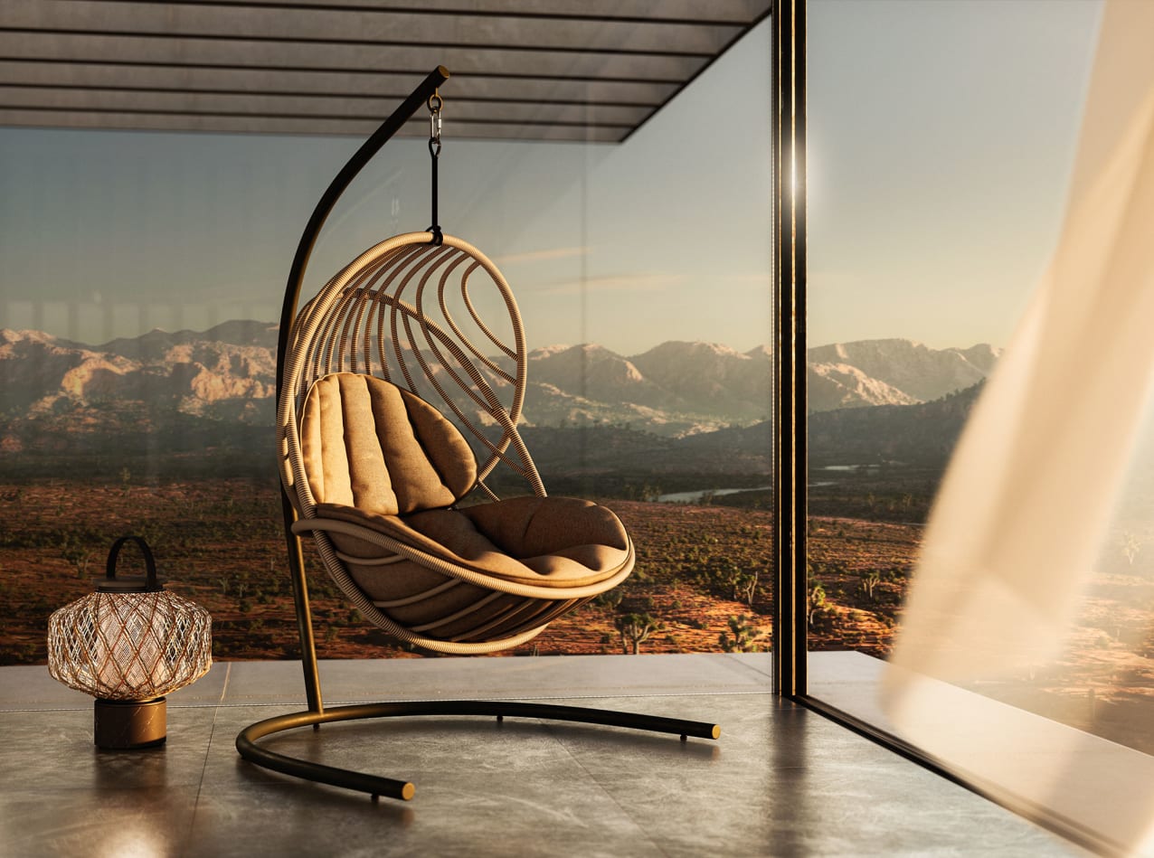 Museum pieces: Both the KIDA Lounger and THE OTHERS lanterns are in the Smithsonian museum (Courtesy of DEDON)