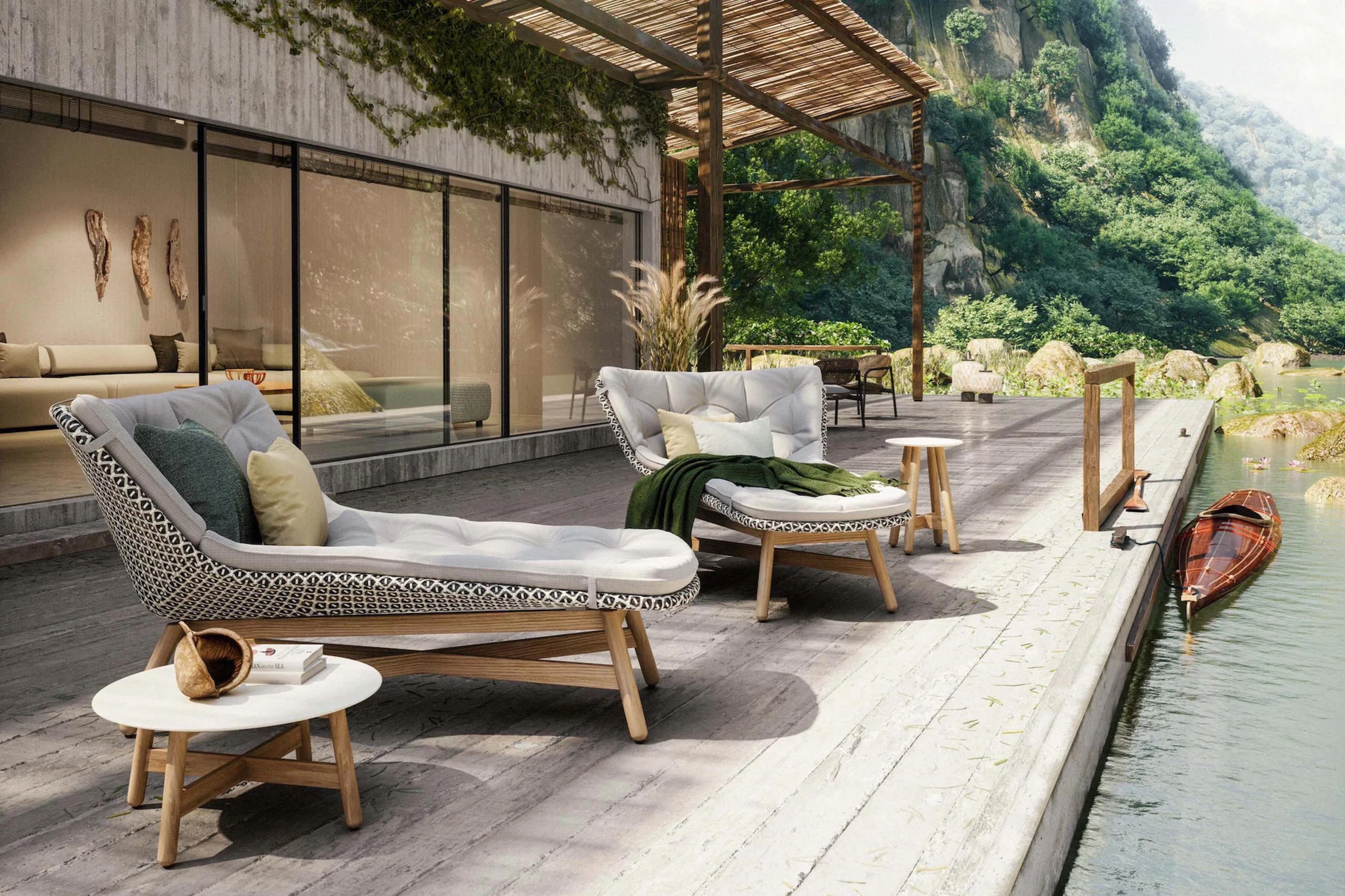 DEDON MBRACE | Daybeds and Occasional Tables