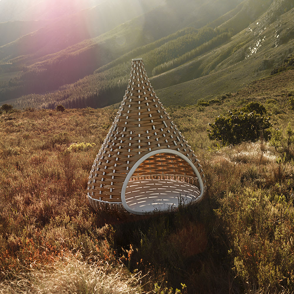 DEDON NESTREST Standing Lounger Inc. Woven Base CurranHOME