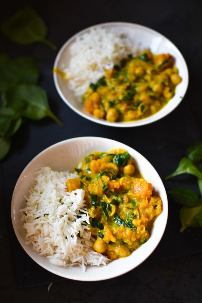 Simple curry with pumpkin and chickpeas | Curry and Love